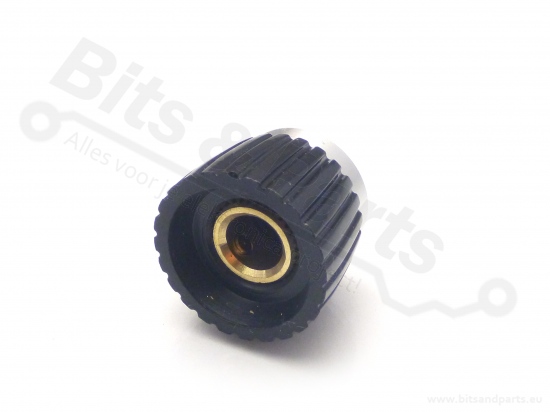 Knop Marshall Zwart/Zilver
